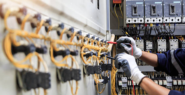 Professional Electrician technician working in Taunton, MA